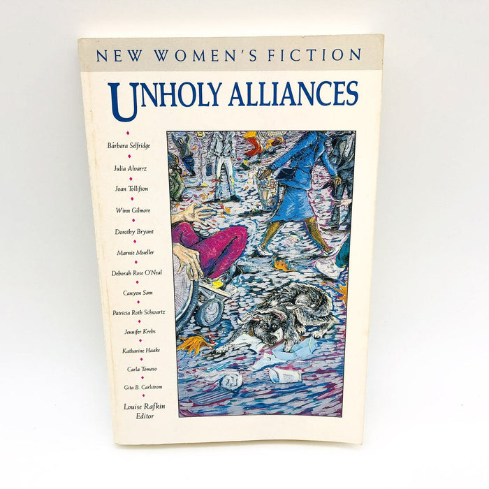 Unholy Alliances Paperback Louise Rafkin 1988 Short Stories Relationships Danger 1