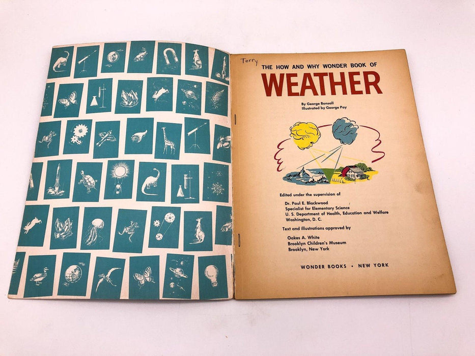 How and Why of Weather Dr Paul E Blackwood 1960 Wonder Book Paperback 6