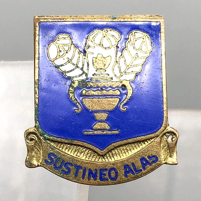 US Army Air Force Pin Sustineo Alas Distinctive Unit Insignia Safety Pinback 3