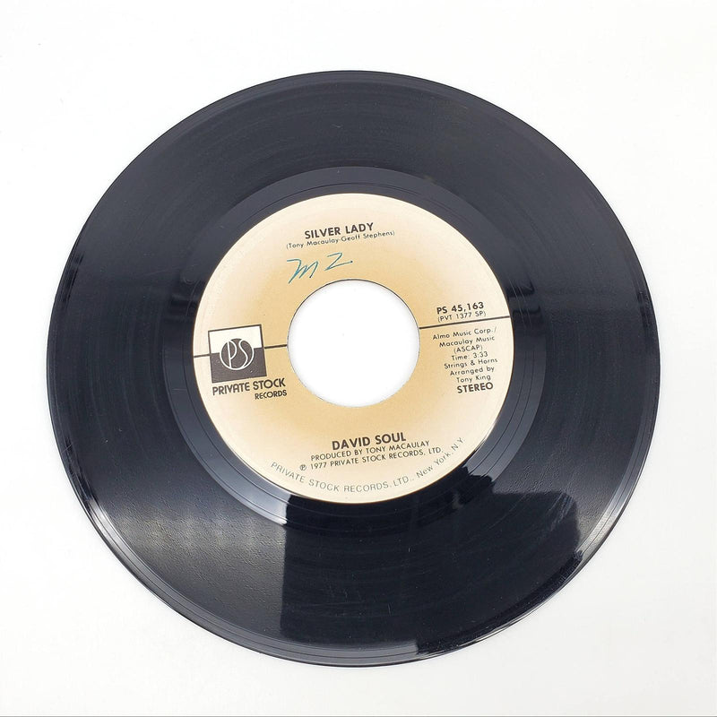 David Soul Silver Lady Single Record Private Stock 1977 PS 45,163 1