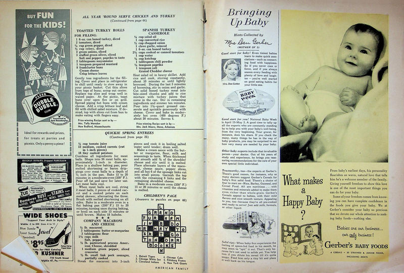 The American Family Magazine May 1953 Teach Fishing Baking Pies Blouse Fashion 6