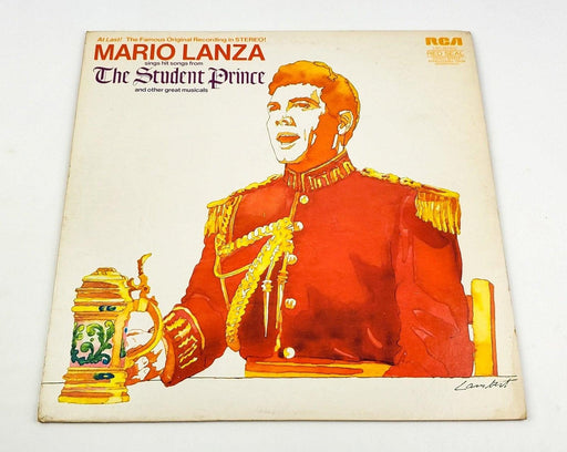 Mario Lanza The Student Prince 33 RPM LP Record RCA Reissue 1