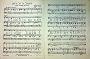 Vintage Let's Go To Church Sheet Music Steve Allen Margaret Whiting Jimmy Wakely 5