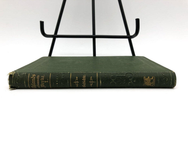 Uhlands Collected Berk Hermann Fisher Stuttgart First Volume German Poetry Poems 4