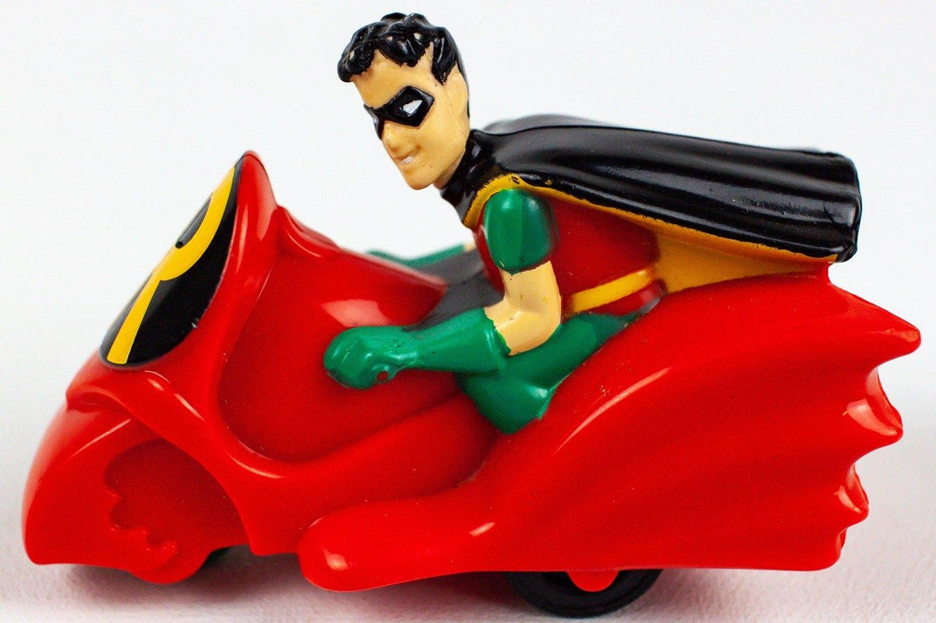 DC Comics 1993 Robin Pullback Toy & Two Face in Car | LOOSE 6