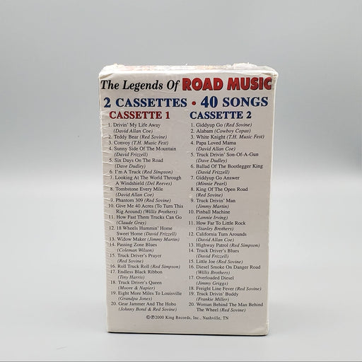 The Legends of Road Music 2x Cassette Album Red Sovine, Jimmy Martin SEALED 2