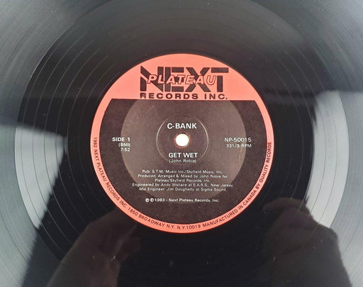 C-Bank Get Wet 33 RPM Single Record Next Plateau Records Inc 1983 1