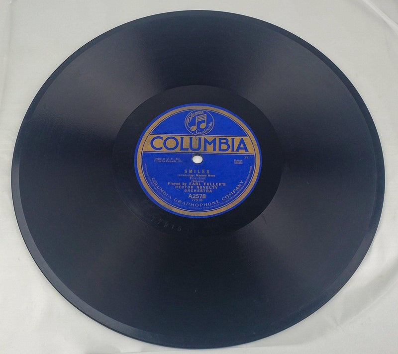 Earl Fuller's Orchestra The Missouri Waltz 78 RPM Single Record Columbia 1918 1