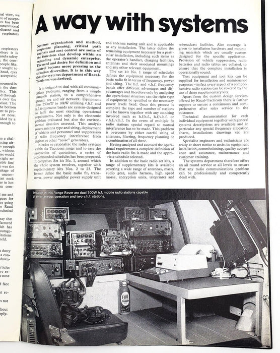 Racal Review Journal for June & July 1976 - 18 Pages, RA 2309 & More