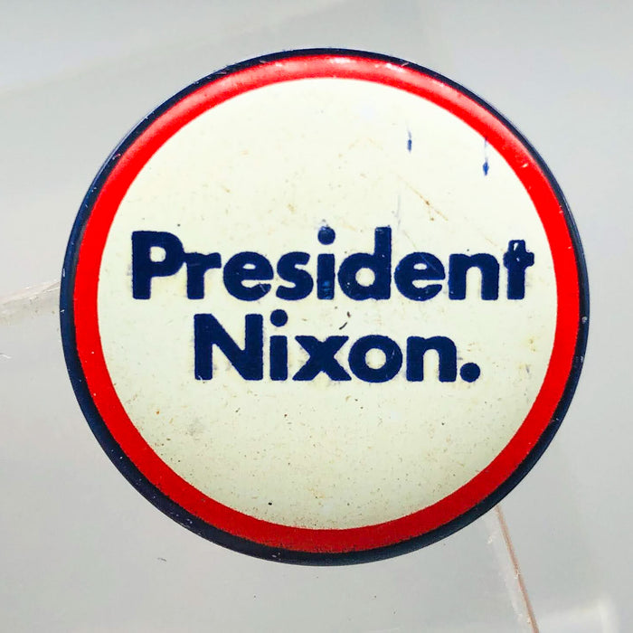 President Nixon Button 1" Pin Presidential Political Campaign Red White Blue 6