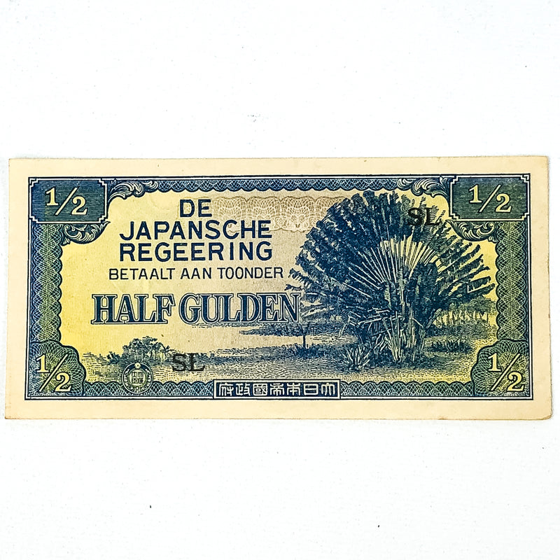 Netherlands 1/2 Half Gulden Japanese Invasion Money JIM De Japansche Regeering