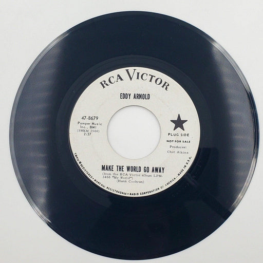 Eddy Arnold Make The World Go Away 45 RPM Single Record RCA 1965 Promo 2
