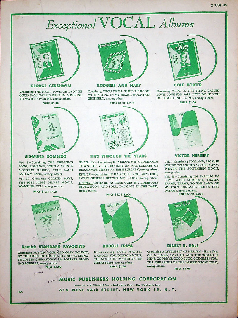 Sheet Music Shanghan Bob Hilliard Milton De Lugg 1951 China Vintage Piano Song 3