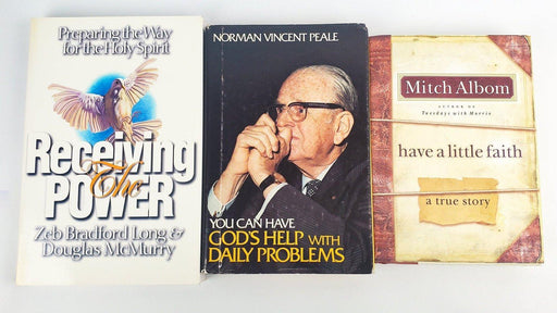 Have a Little Faith, God's Help w/ Daily Problems & Receiving the Power 3 Books 1