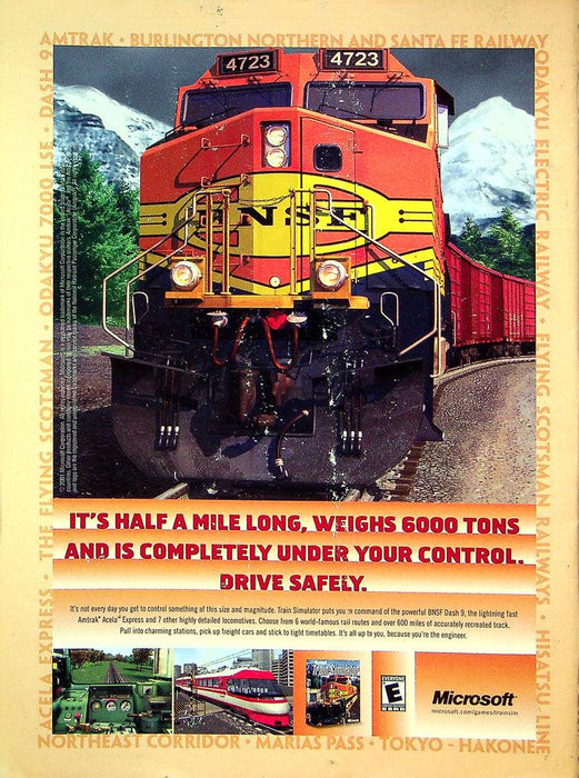 Railfan & Railraod Magazine August 2001 Vol 20 No 8 Central Oregon & Pacific