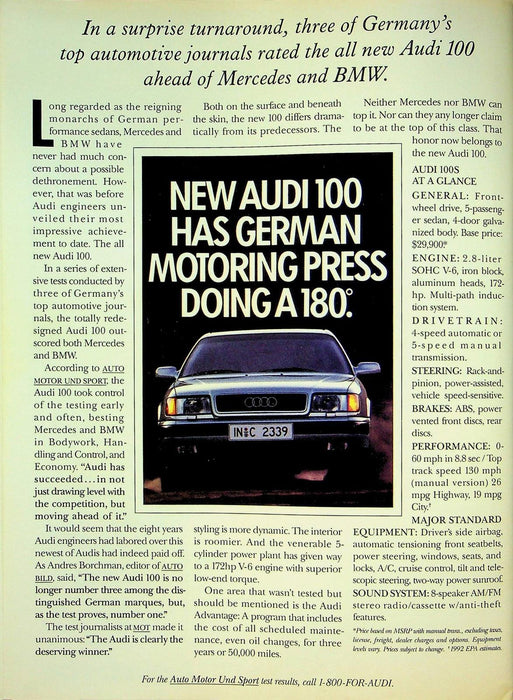 European Car Magazine January 1992 Vol 23 # 1 Speedster by Dion