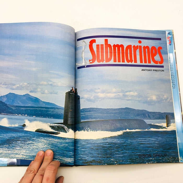 Submarines Hardcover Antony Preston 1988 Battle Of The Atlantic U Boats WW2 7