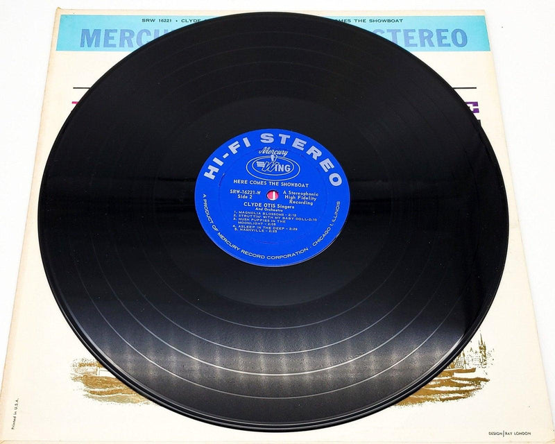 Clyde Otis Singers Here Comes The Showboat 33 RPM LP Record Mercury 6