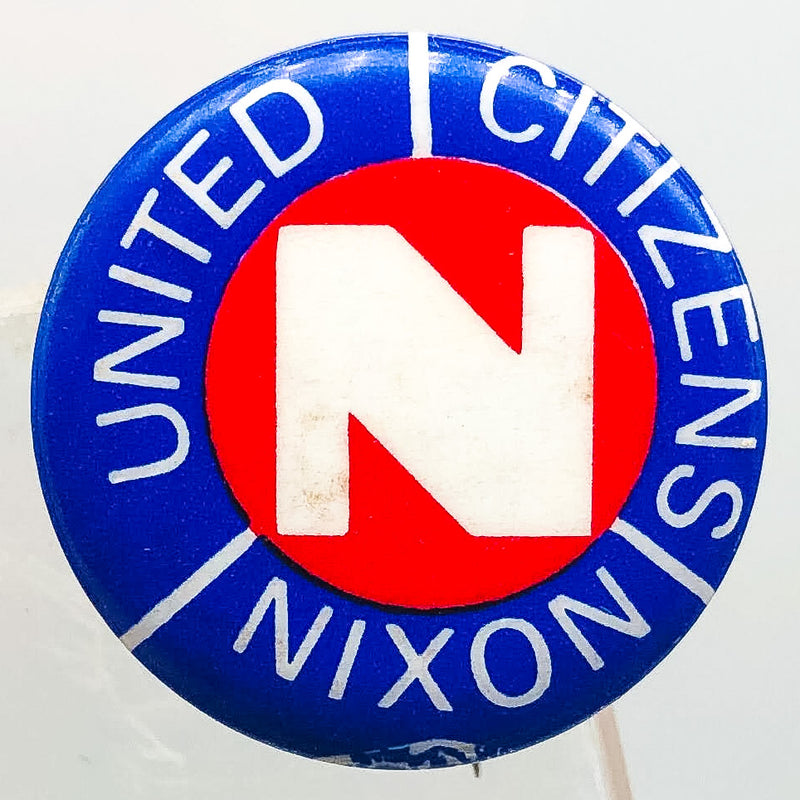 Vintage United Citizens for Nixon Button Pinback .75" Presidential Campaign 4