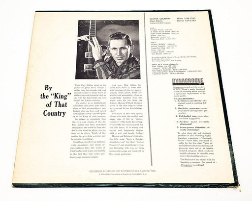 Chet Atkins Guitar Country 33 RPM LP Record RCA Victor 1964 LPM-2783 2