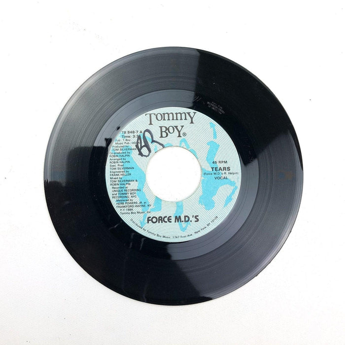 Force M.D.'s Tears / Forgive Me Girl 45 RPM 7" Single Tommy Boy TB 848-7 3