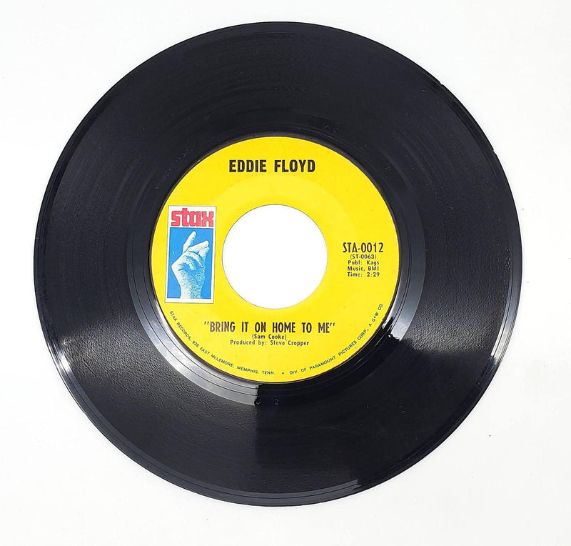 Eddie Floyd Bring It On Home To Me 45 RPM Single Record Stax 1968 STA-0012 1
