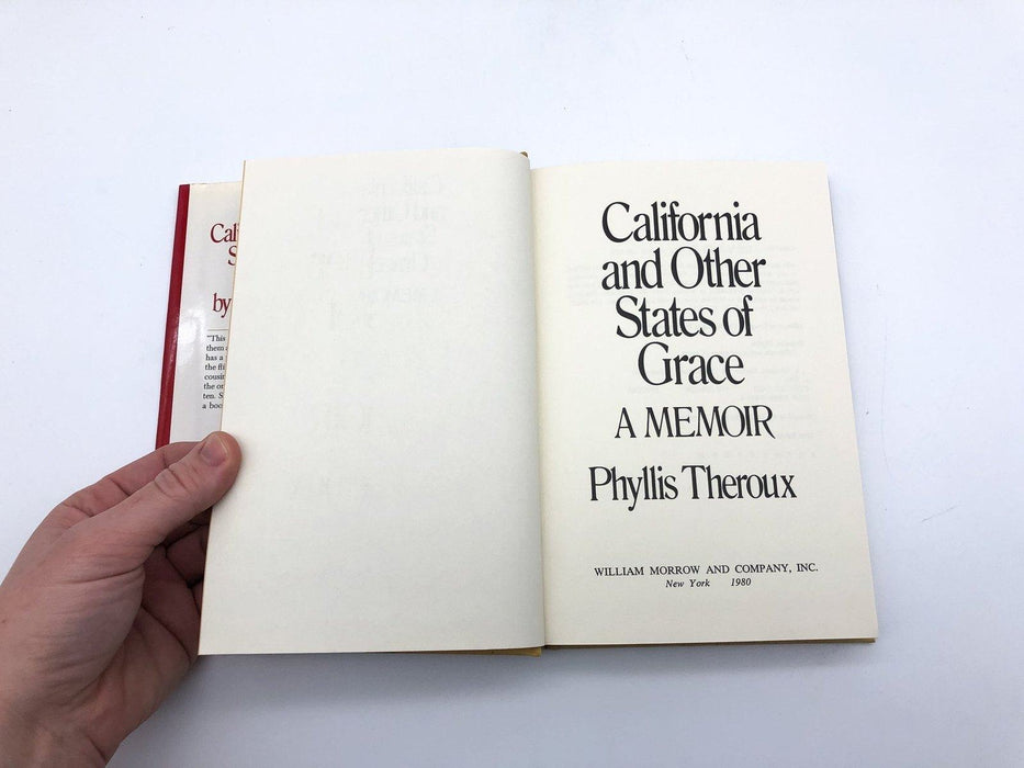 California and Other States of Grace Phyllis Theroux 1980 HC 1st Ed 1st Print 7