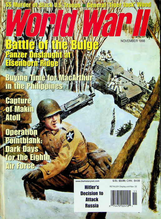 World War 2 Magazine Nov 1998 Battle of Bulge Panzer Tank Operation Pointblank 1