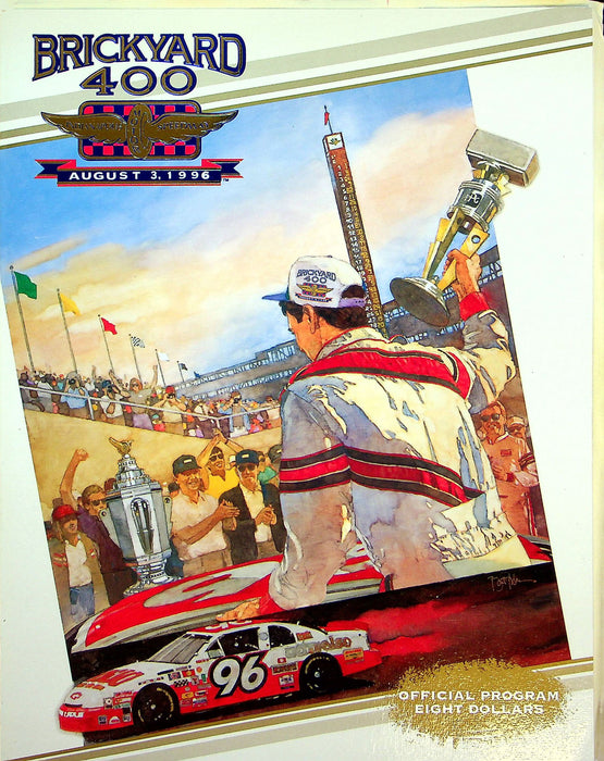 Brickyard 400 Official Program August 3 1996 Indianapolis Indy Car W Ticket Stub