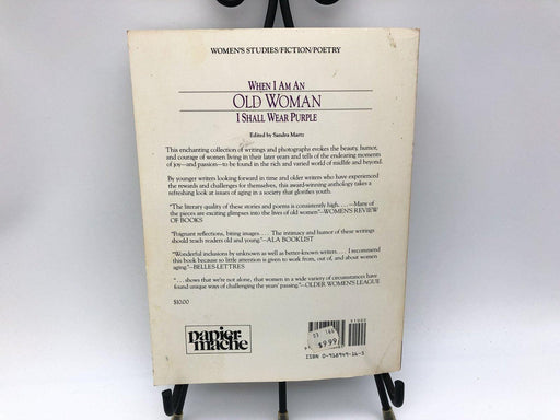 When I Am An Old Woman I Shall Wear Purple Sandra Martz 1991 Papier Mache Press 2