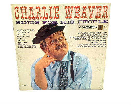 Cliff Arquette Charlie Weaver Sings For His People LP Record Columbia 1959 1