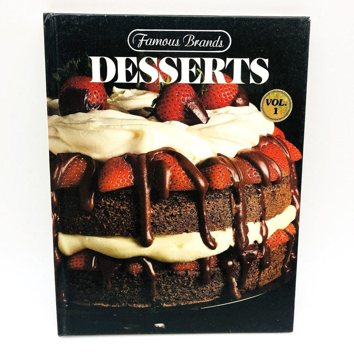 Famous Brands Desserts Volume 1 Hardcover 1985 Baking Recipes Cookbook 1