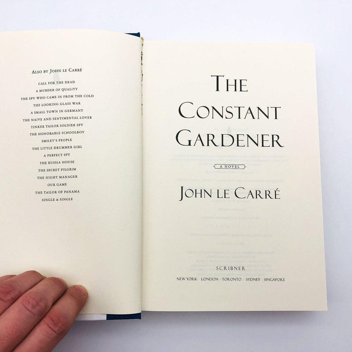 The Constant Gardener Hardcover John Le Carre 2001 British Diplomat Revenge 7