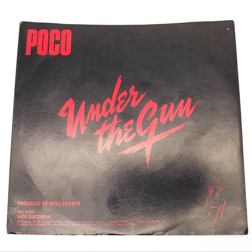 Poco Under The Gun Single Record MCA Records 1980 MCA - 41269 PROMO 2