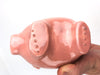 Pink Pig Figurine Statue Ceramic Little Piggy Flower Bud Vase 7