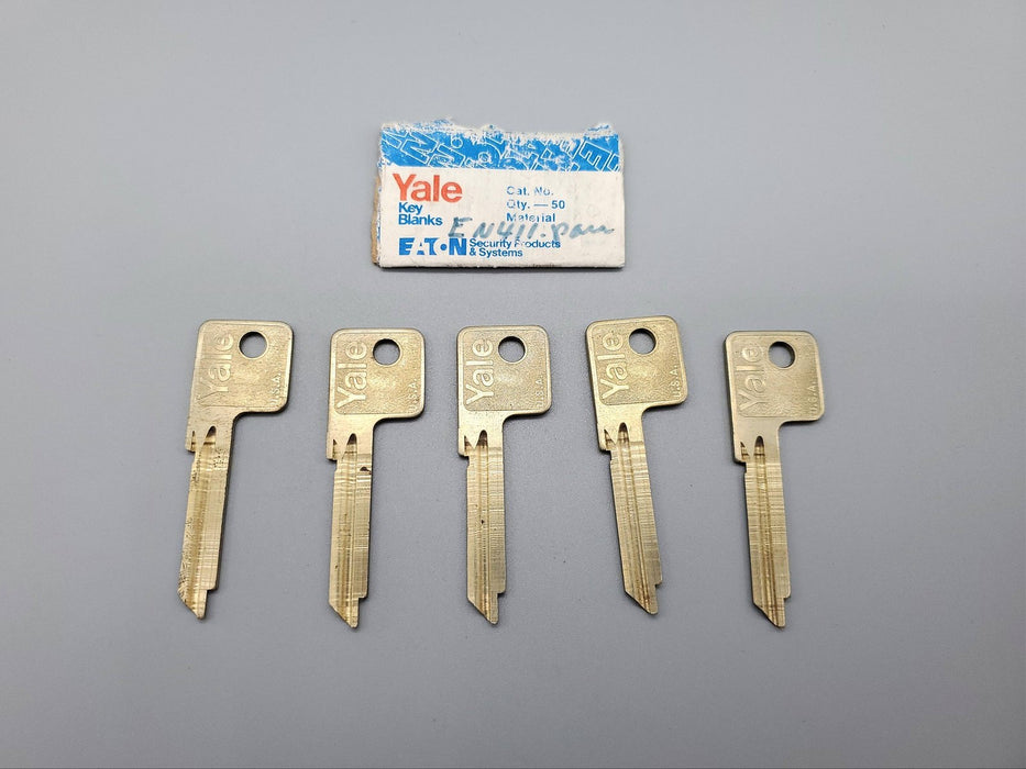 5x Yale EN411 Key Blanks Hotel Keys PARA Keyway Nickel Silver 6 Pin NOS 4