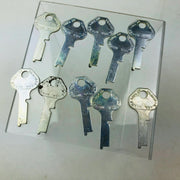 10x Master Lock Co 1718 Key Blanks Vintage Master Padlock Uncut New Old Stock 9