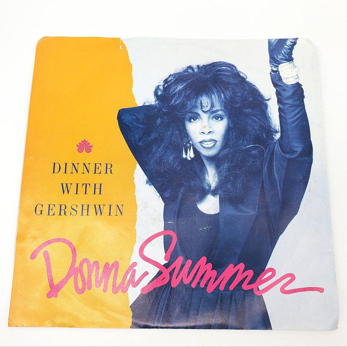 Donna Summer Dinner With Gershwin Single Record Geffen Records 1987 7-28418 1