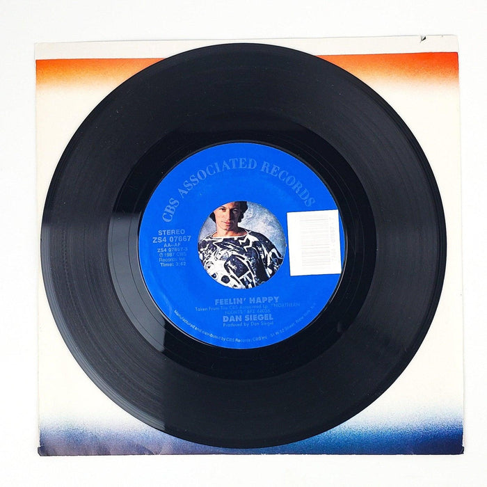 Dan Siegel Feelin' Happy Record 45 RPM Single ZS4 07667 CBS Records 1987 3