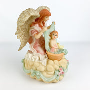 Heritage House Angel Bathing Baby Always Song Rocking Music Box 6