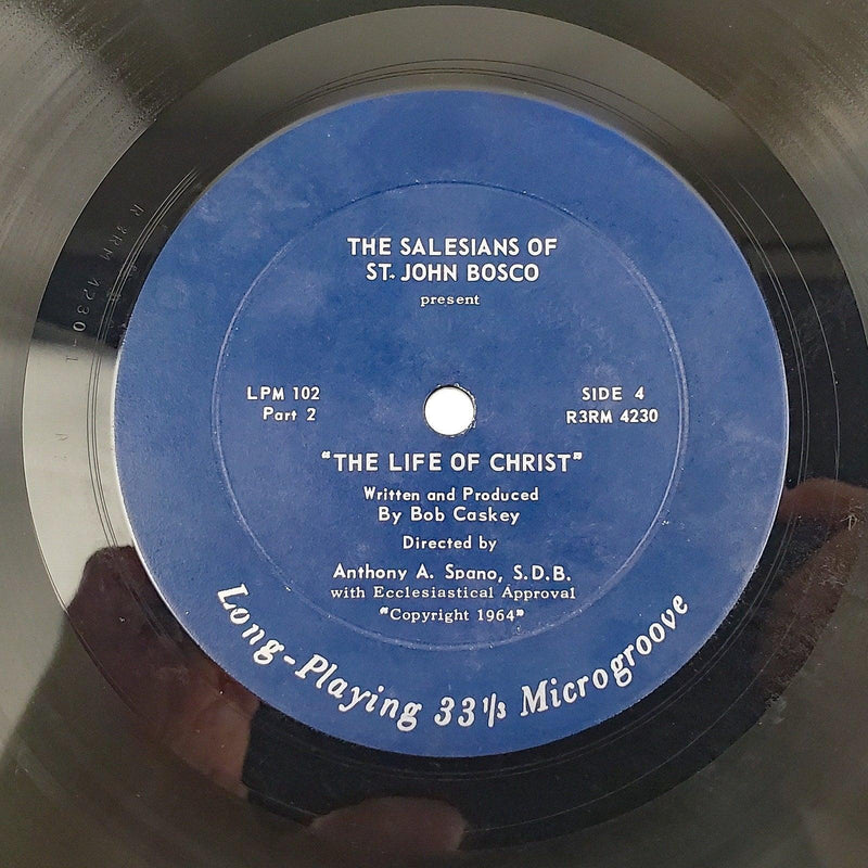The Salesians of St. John Bosco The Life of Christ 33 RPM Double LP Record 1964 4
