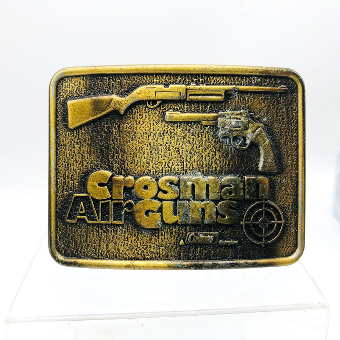 Vintage Crosman Air Guns Belt Buckle Century Canada BB Pellet Gun