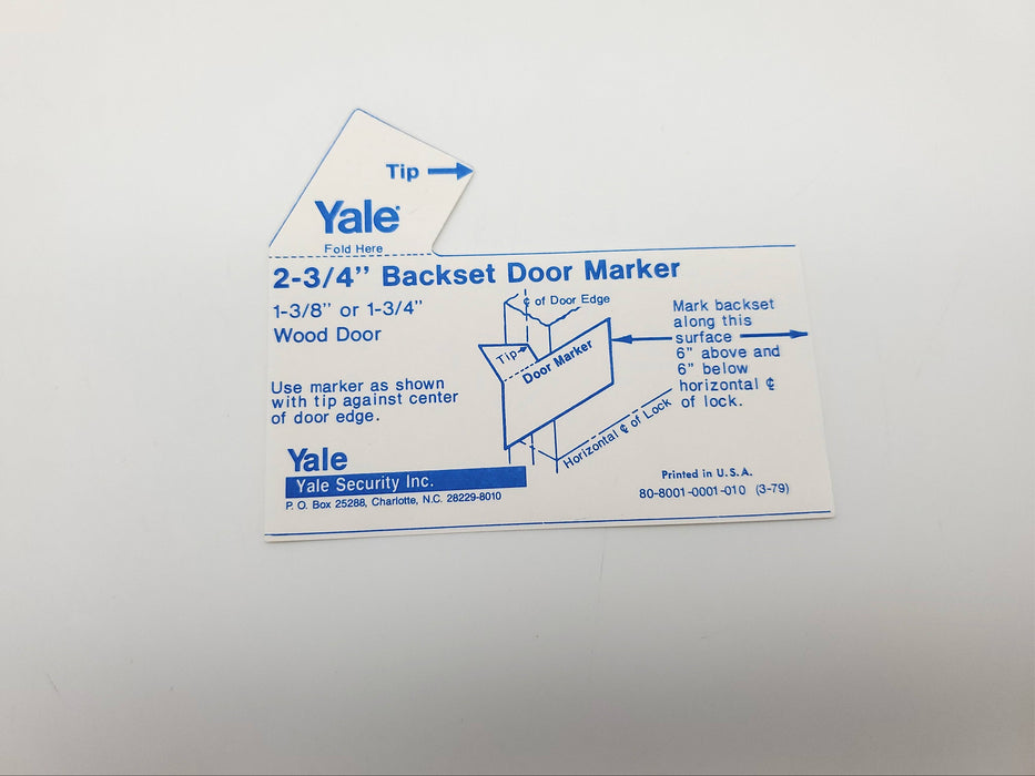 Yale Mortise Lockset Door Handle MOR 8708 Left Hand Satin Bronze 2-3/4 BS NOS