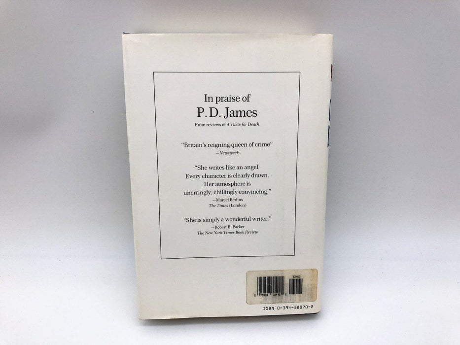 Devices and Desires P.D. James 1990 Alfred A. Knopf Hardcover 3rd Printing 2