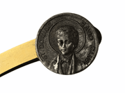 St. Dominic Savio Club Lapel Pin Silver Tone Italy Vintage 5