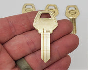 5x Corbin Z1-59B1-5 Key Blanks Nickel Silver 5 Pin NOS 2