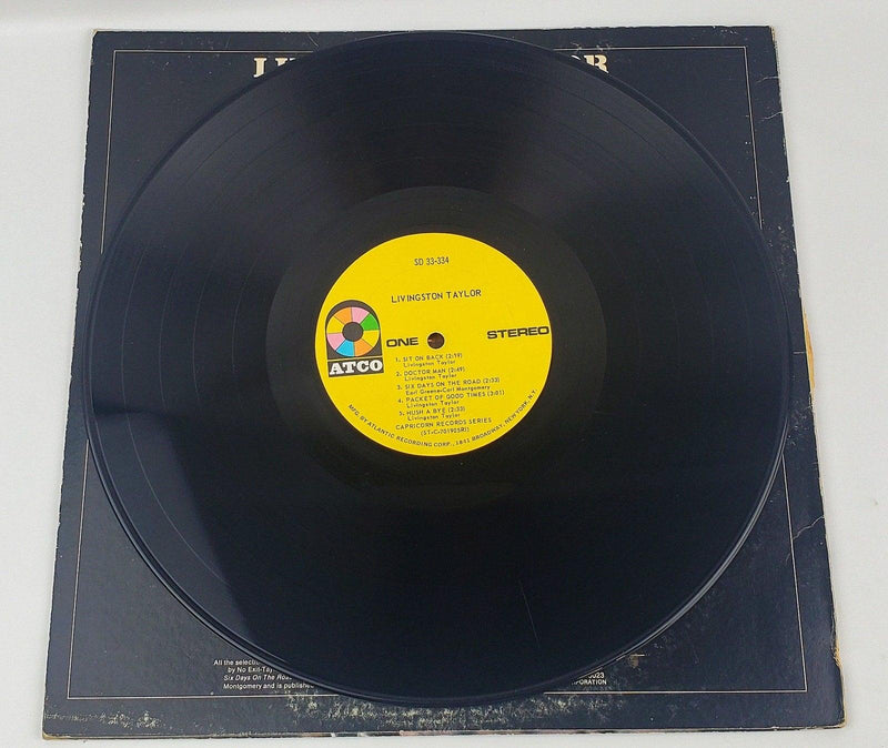 Livingston Taylor Self Titled Record 33 RPM LP SD 33-334 ATCO Records 1970 3