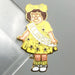 Illinois State Pin Pinback Beauty Pageant Miss World America Yellow Star Dress 1