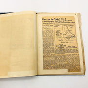 WW2 Scrapbook Newspaper Clippings Where Are The Yanks Star National Geographic 4