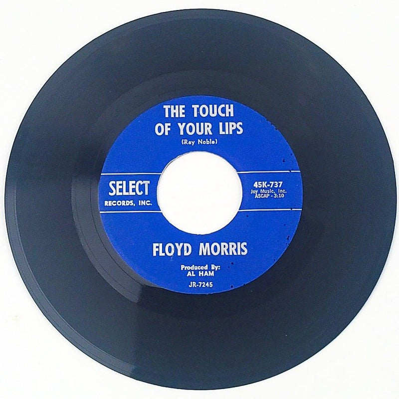 Floyd Morris My Foolish Heart Record 45 RPM Single JR-7240 Select Records 2